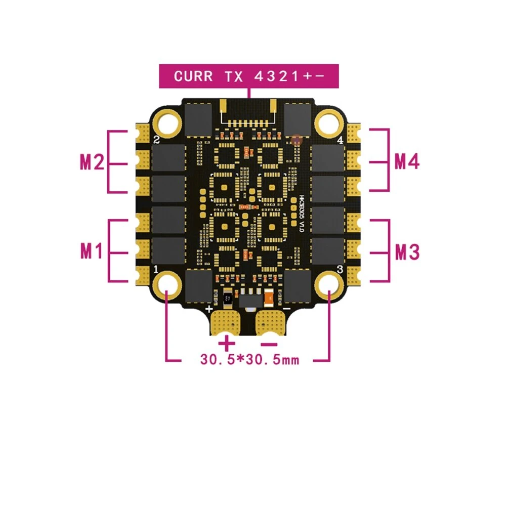 HAKRC 60A Blheli_32 2-6S 4 In  - Fpv Drone Esc 评论和价格