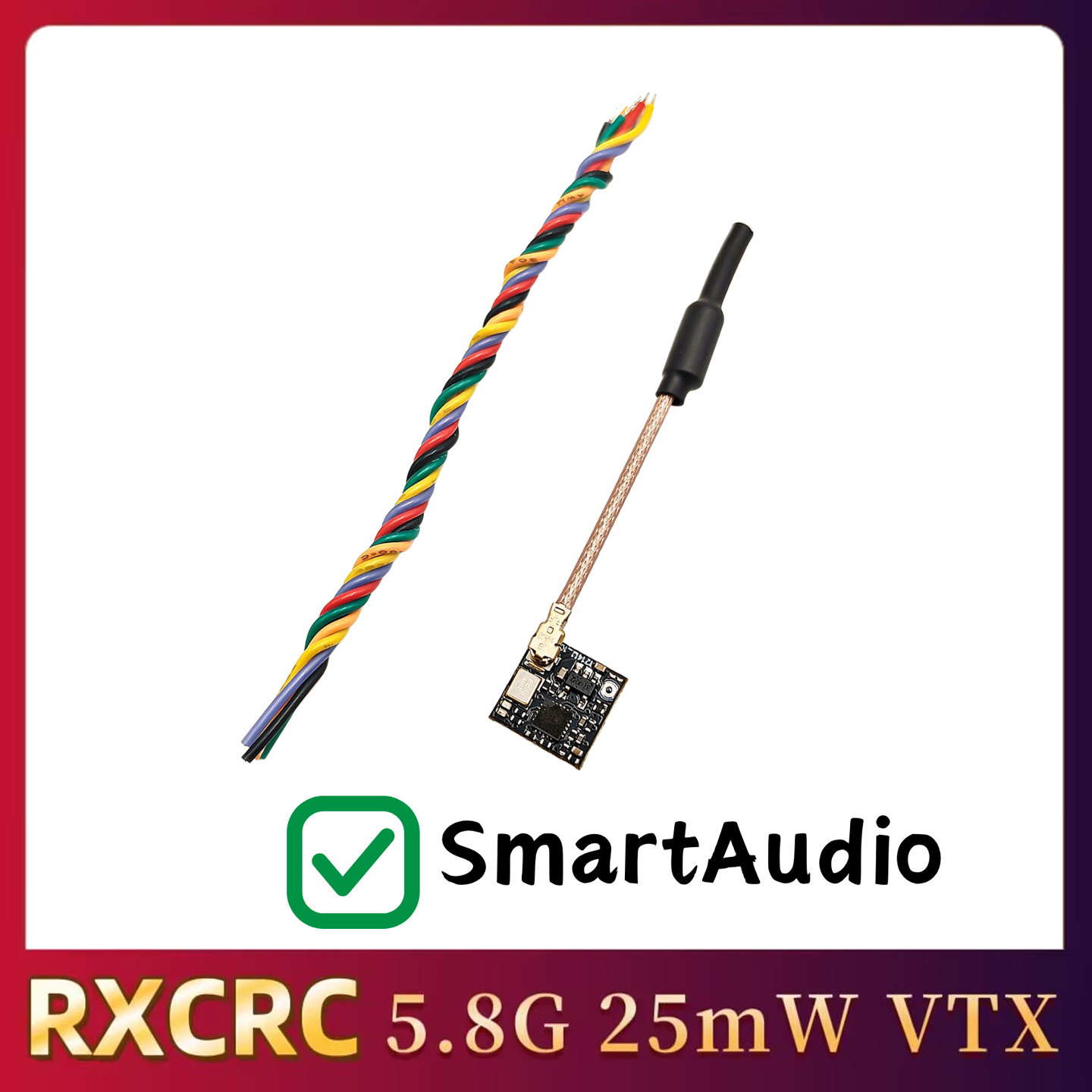 RXCRC 5.8GHz 48CH FPV 25mW Ana - Fpv Drone Frame 评论和价格